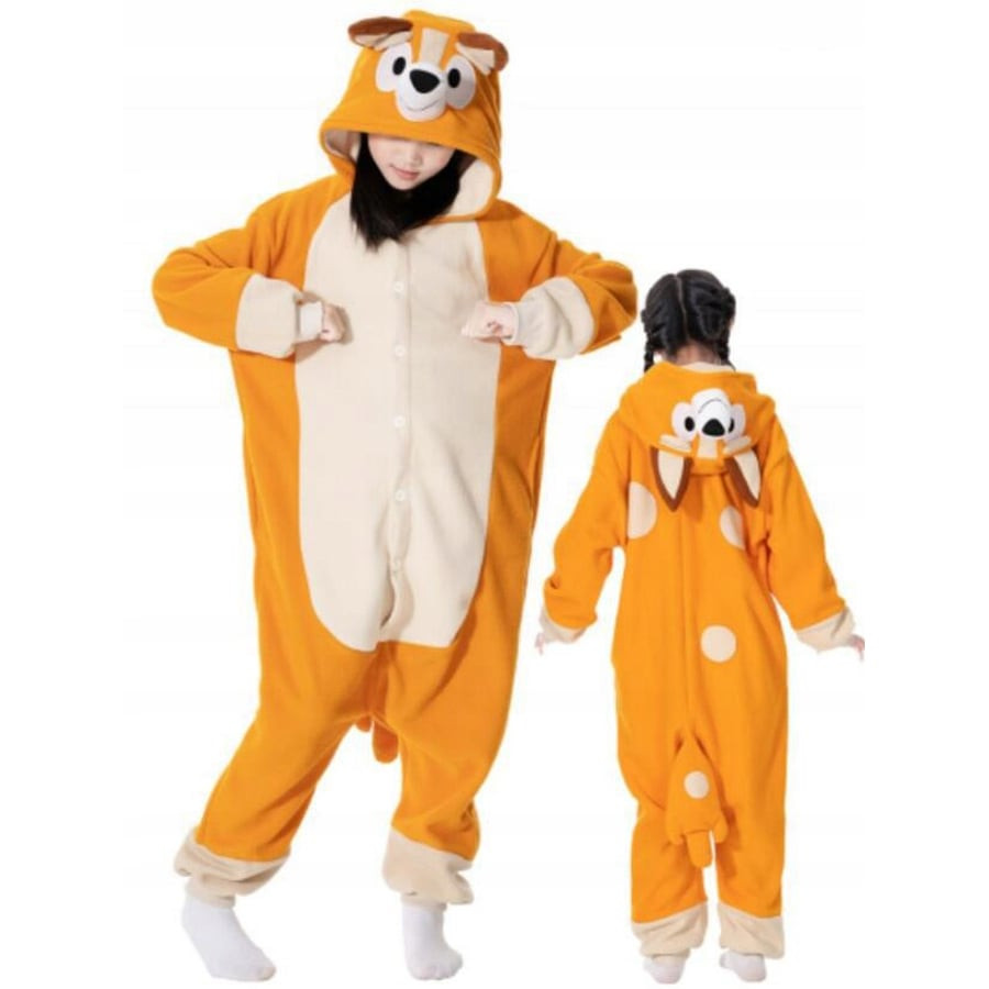 Kids Bingo Costume - Onesie Jumpsuit Bingo Cosplay