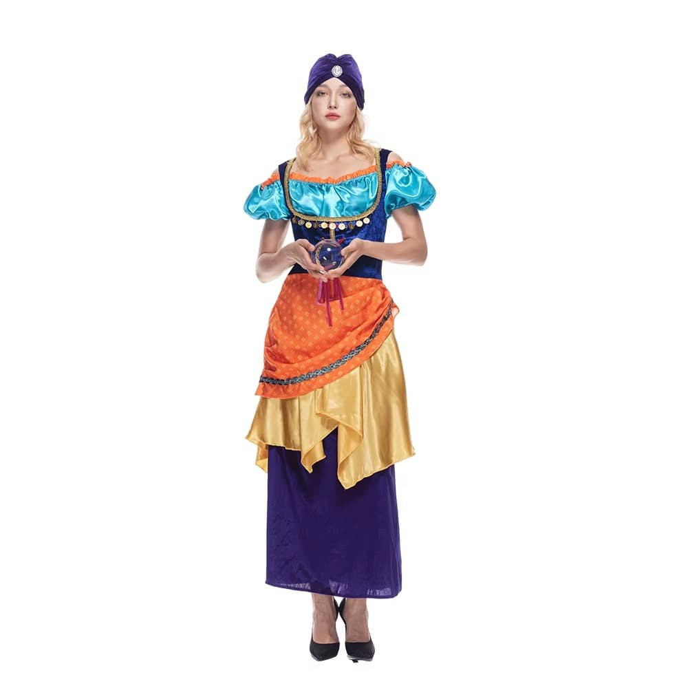 Tarot Fortune Teller Costume - Dress Hart Set Fortune Teller Cosplay