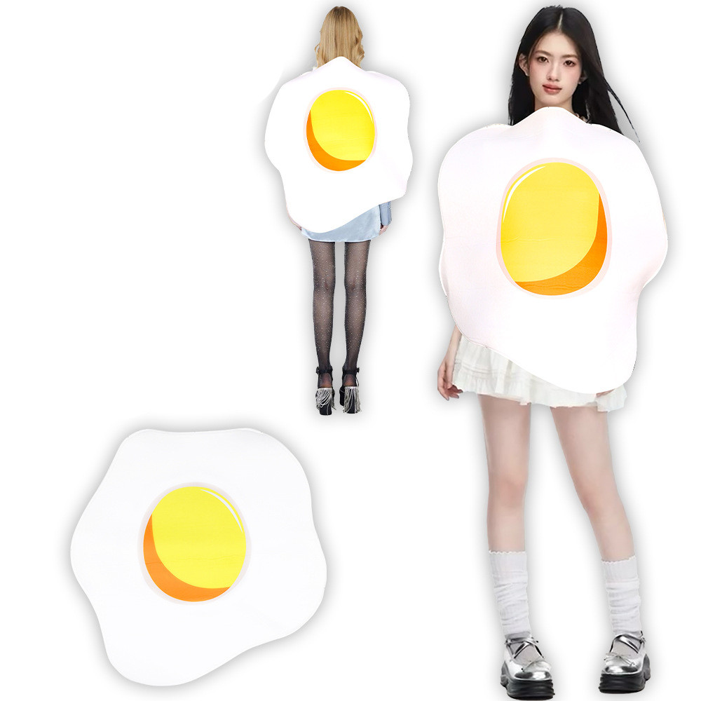 Fried Egg Costume - Suit Fried Egg Cosplay
