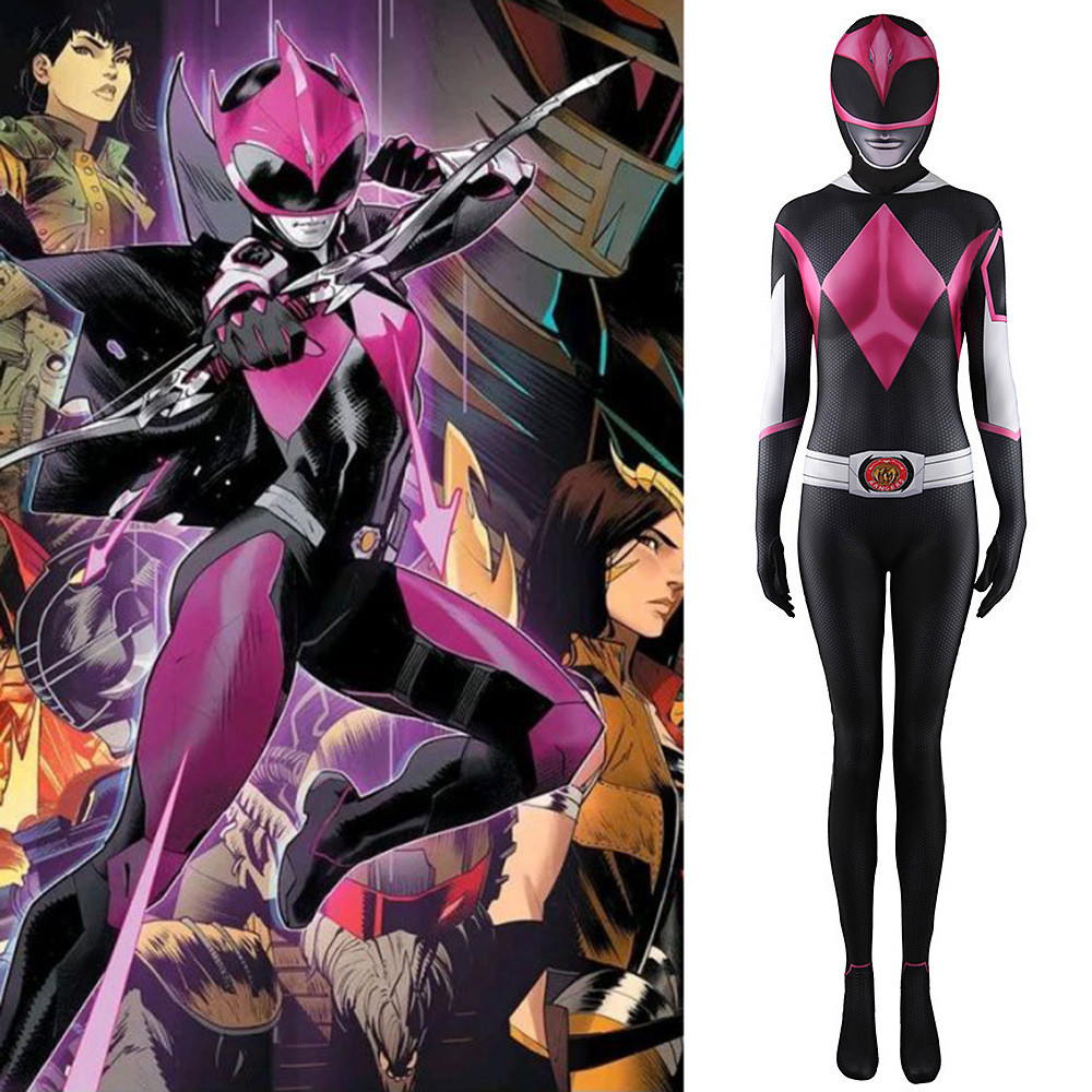 Power Rangers Ranger Slayer Kimberly Hart Costume - Bodysuit Ranger Slayer Cosplay