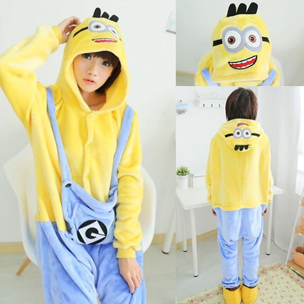 Kids Minions Costume - Onesie Jumpsuit Minions Cosplay