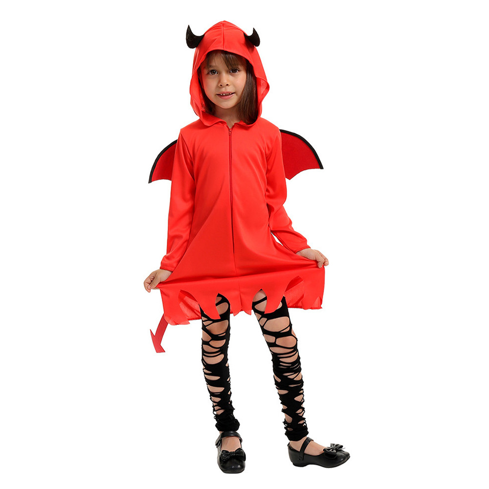 Girls Red Devil Costume - Dress Red Devil Cosplay