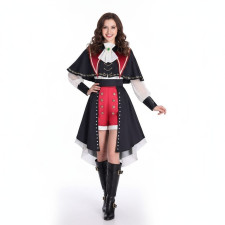 BanG Dream Ave Mujica Mortis Costume - Black Red Dress Full Set Mortis Cosplay