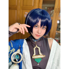 Scaramouche Genshin Impact Wig Cosplay Costume
