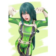 My Hero Academia Tsuyu Asui Wig - Tsuyu Asui Cosplay Costume Wig Prop