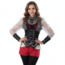 BanG Dream Yuutenji Nyamu the Drummer Deluxe Costume - Black Red Dress Yuutenji Nyamu Cosplay