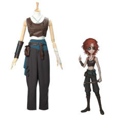 Identity V Brynhildr Vilulf the Archer Costume - Brown Top Pants Archer Cosplay