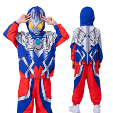 Boy's Ultraman Zero Costume - Ultraman Zero Cosplay With Eyes And Chest Light Effect