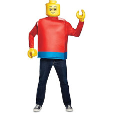 Lego Brick Man Costume - Bodysuit Mask Lego Brick Man Cosplay