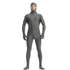 Grey Full Body Suit Costume - Fullsuit Grey Full Body Suit Cosplay