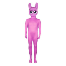 Sprunki Incredibox Pinki Costume - Pink Bodysuit Sprunki Cosplay