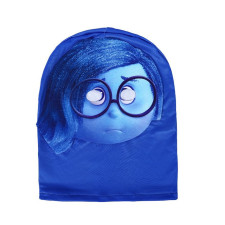 Inside Out 2 Sadness Mask - Sadness Cosplay Costume Mask Prop
