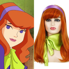 Scooby-Doo Daphne Blake Wig - Daphne Blake Cosplay Wig Prop