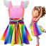 Fancy Nancy Rainbow Dress Costume