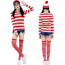 Where's Wally Cosplay Costume