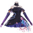Honor of Kings Angela Costume - Black Purple Mini Dress Full Set Angela Cosplay