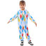 Kids Clown Costume - Diamond Jumpsuit Set Clown Cosplay
