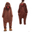 Kids Brown Dog Costume - Onesie Jumpsuit Brown Dog Cosplay