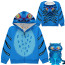 Kids K-Pop Demon Hunters Derpy Tiger Costume - Blue Hoodie Derpy Tiger Cosplay