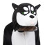 Kids Black Husky Costume - Onesie Jumpsuit Black Husky Cosplay