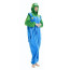 Super Mario Bros Luigi Costume - Onesie Jumpsuit Luigi Cosplay