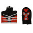 Kamen Rider Shocker Combatmen Costum - Black And Red Fighter Bodysuit Mask Shocker Cosplay