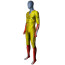 One Punch Man Saitama Costume - Yellow Muscle Pattern Bodysuit One Punch Man Cosplay