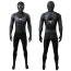 Spider-Man 3 Spider-Man Tobey Maguire Costume - Webbed Black Bodysuit Mask Set Spider Man Cosplay