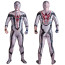Spider-Man Anti-Venom Costume - White Grey Red Bodysuit Mask Anti Venom Cosplay
