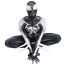 Spider-Man: Across the Spider-Verse Spider-Man 2099 Symbiote Costume - Black and White Bodysuit Spider-Man 2099 Symbiote Cosplay