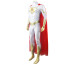 Superman: Man of Steel Superman Costume - White Gold Bodysuit Superman Cosplay