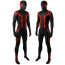 Tron Ares Costume - Black And Red Bodysuit Mask Ares Cosplay