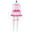 Perfect Blue Mima Kirigoe Costume - White Pink Dress Mima Kirigoe Cosplay
