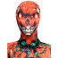 Scary Pumpkin Head Costume - Fullsuit Pumpkin Bodysuit Head Cosplay