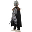 Party City Dark King Skeleton Costume - Coat Mask Set Skeleton King Cosplay