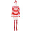 Women and Girls Where's Waldo Costume - Striped Dress Full Set Waldo Cosplay