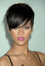 Rihanna Wig - Short Oblique Bangs Wig Rihanna Cosplay Costume