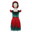 Girls Christmas Elf Costume - Red Green Dress Christmas Elf Cosplay