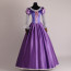 Disney Rapunzel Cosplay Costume Dress For Adults Halloween Costume