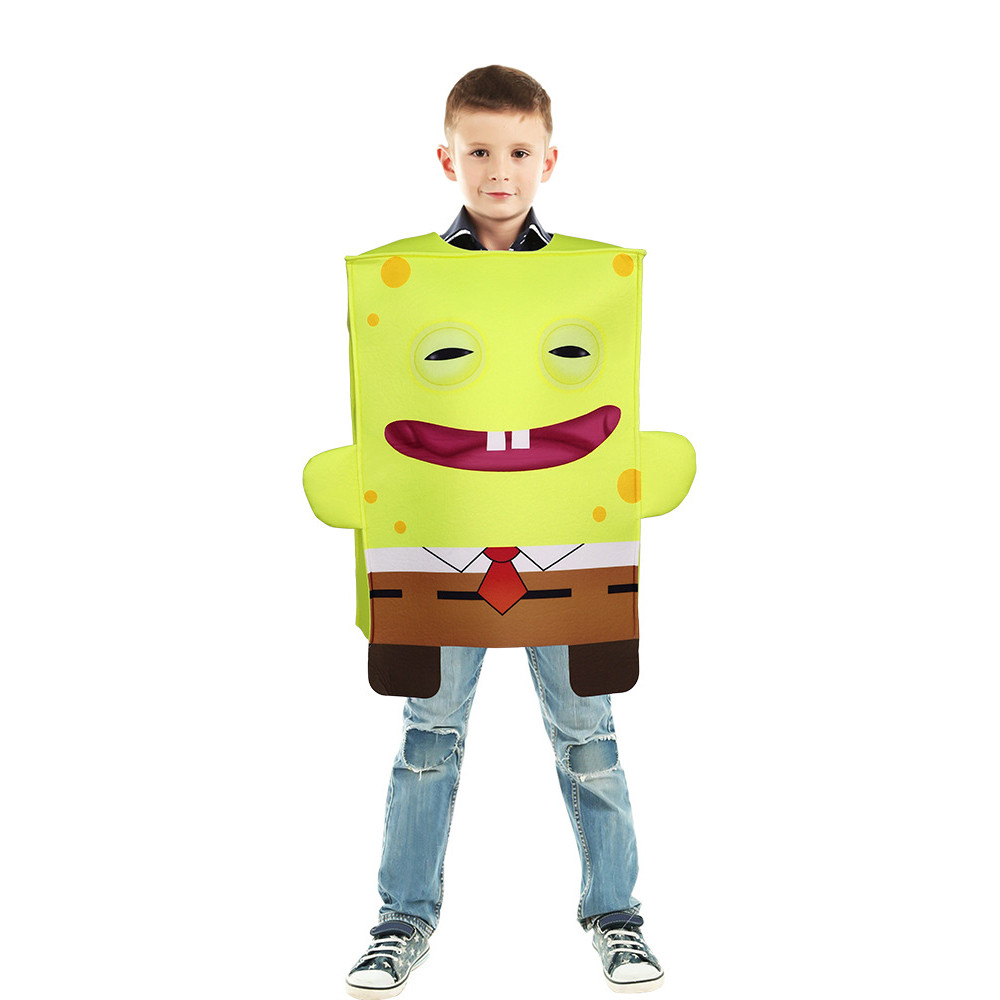 Kids Fuggler Spongebob Costume - Bodysuit Fuggler Spongebob Cosplay