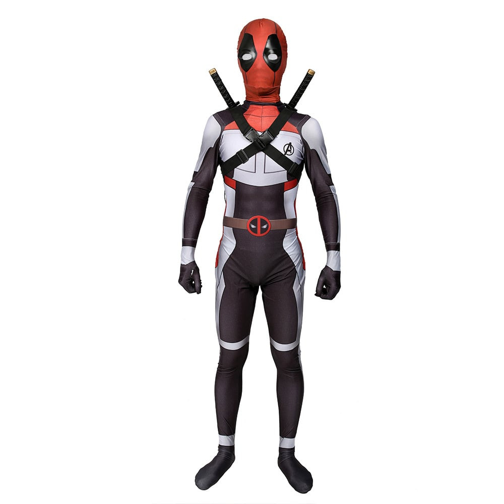 Boys Deadpool Avengers Endgame Suit Cosplay Costume
