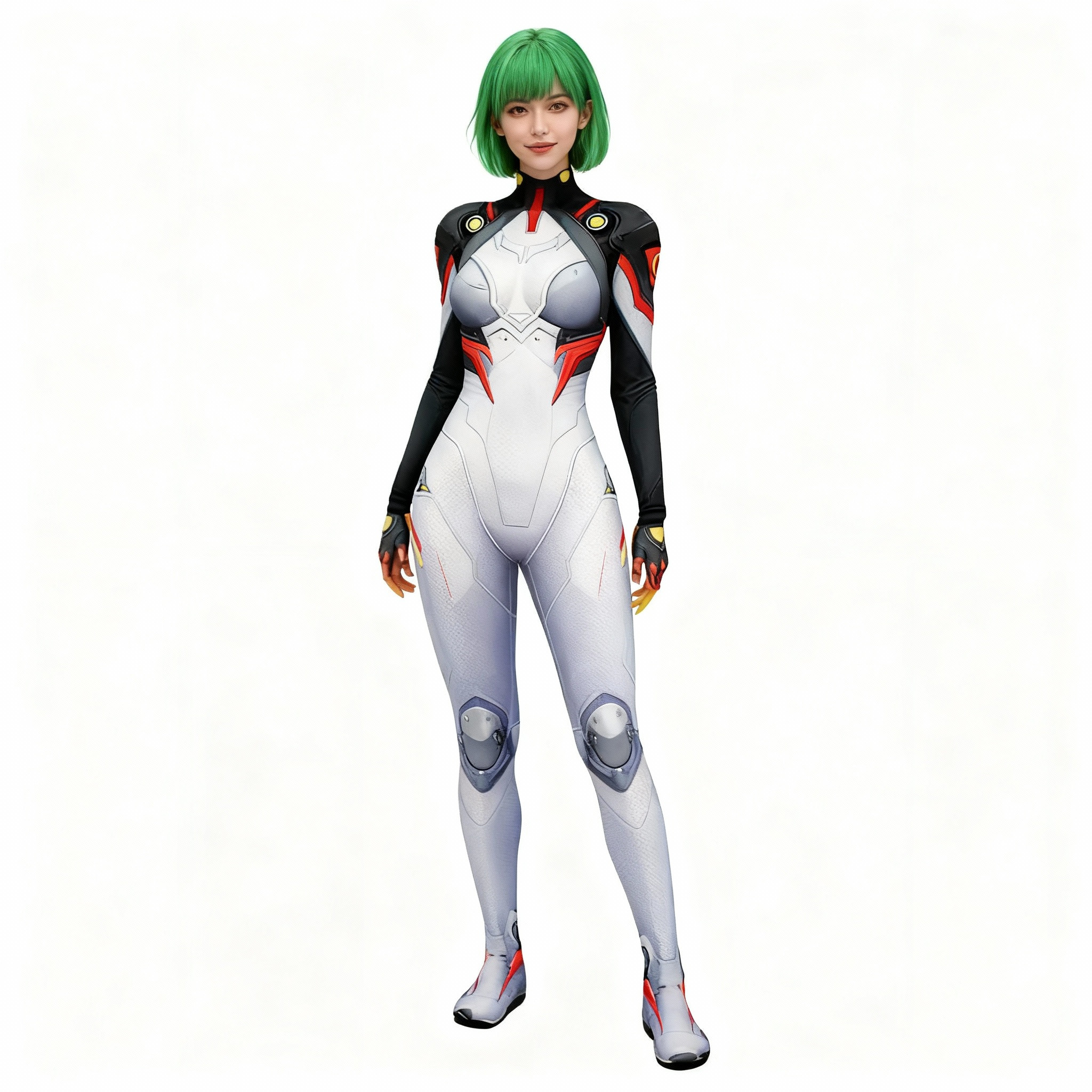 Marvel Rivals Peni Parker Costume - White Bodysuit Scarf Set Peni Parker Cosplay