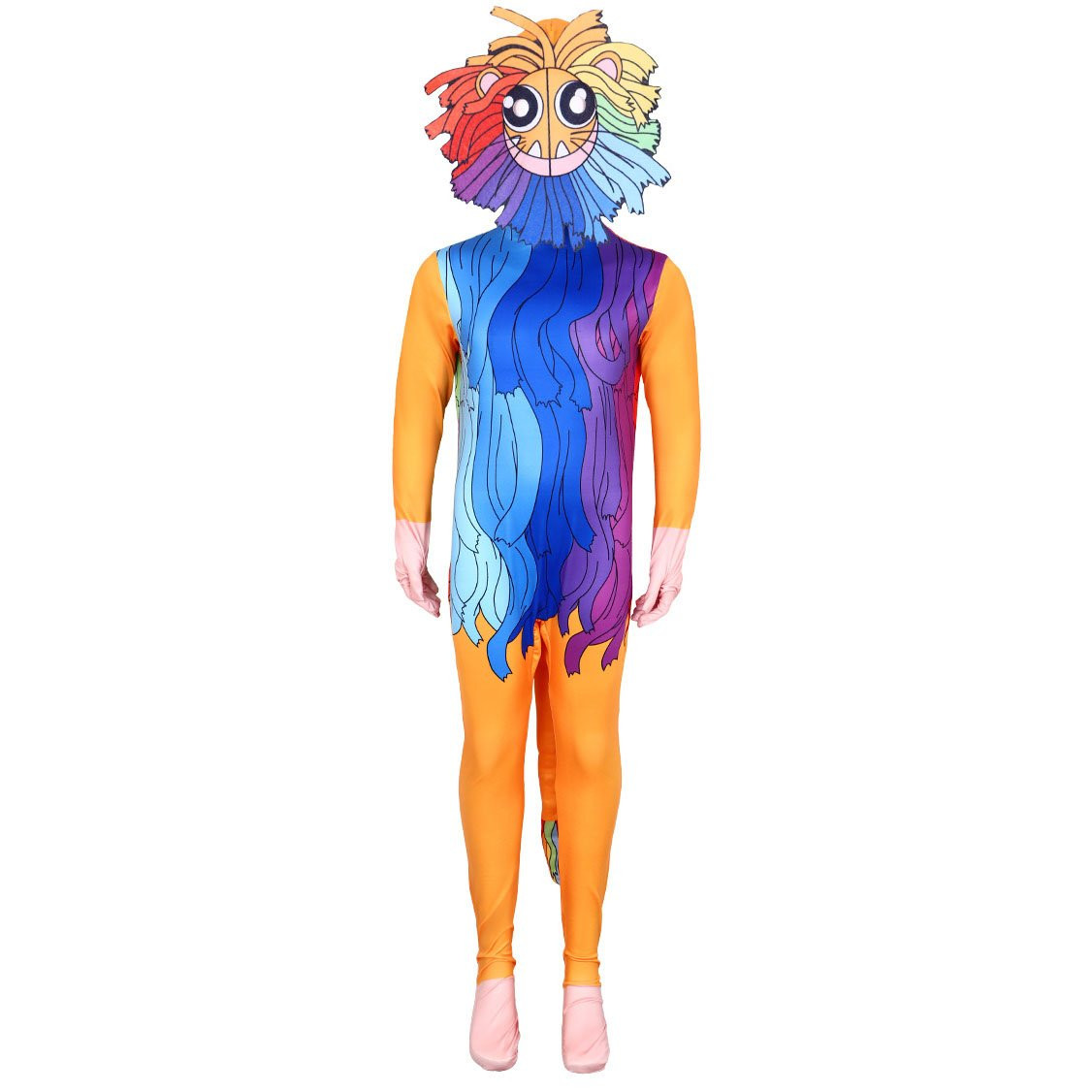 Poppy Playtime Yarnaby Costume - Bodysuit Mask Yarnaby Cosplay