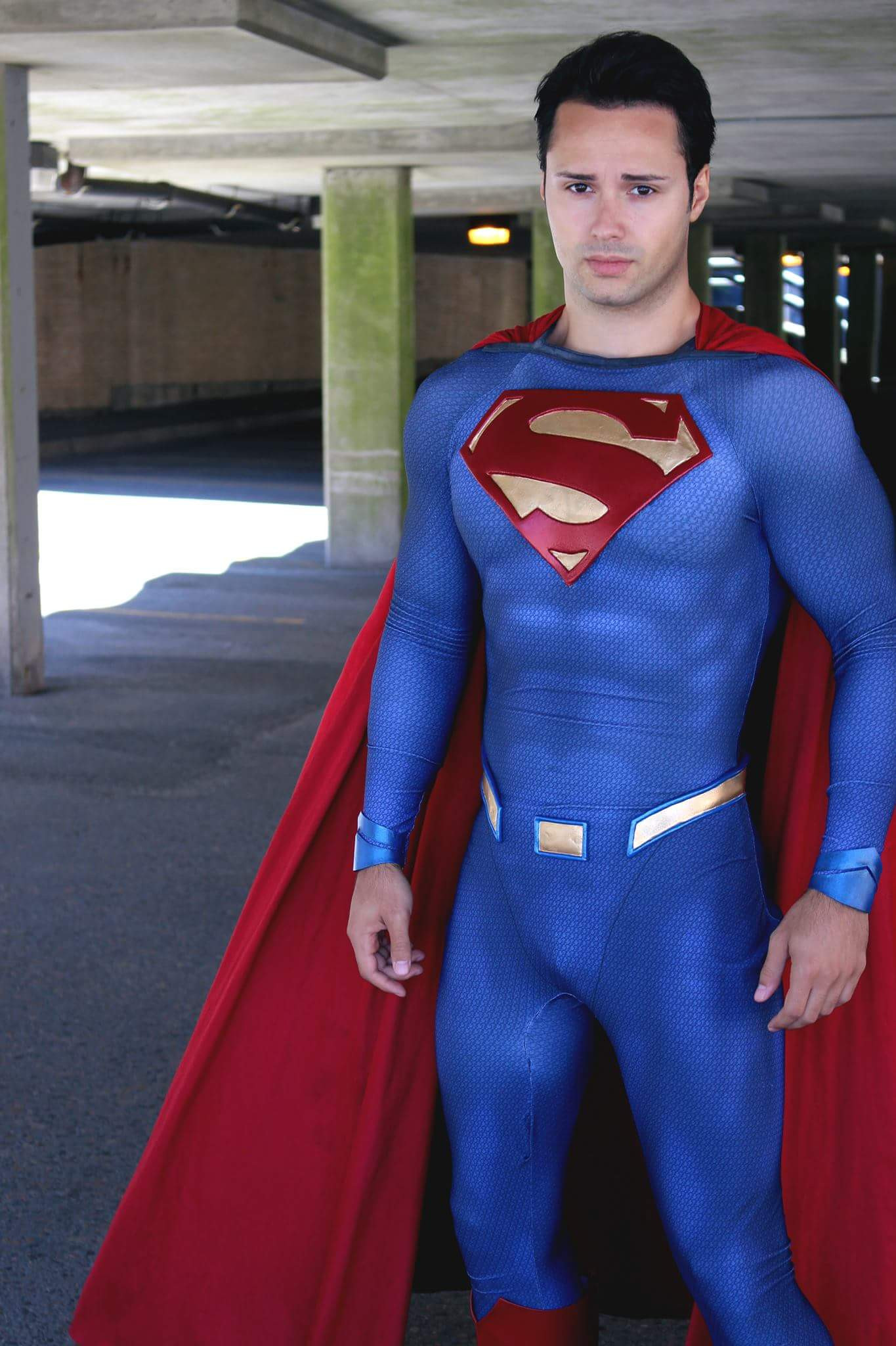 Superman 1987 #52 Superman Costume - Muscle Bodysuit Cape Superman Cosplay