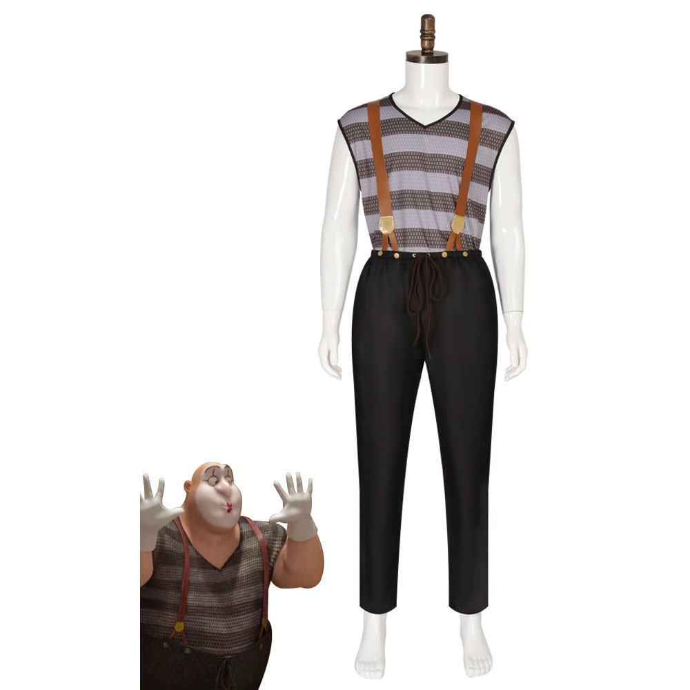 Tangled Mime Ulf Costume - Shirt Pants Set Mime Ulf Cosplay