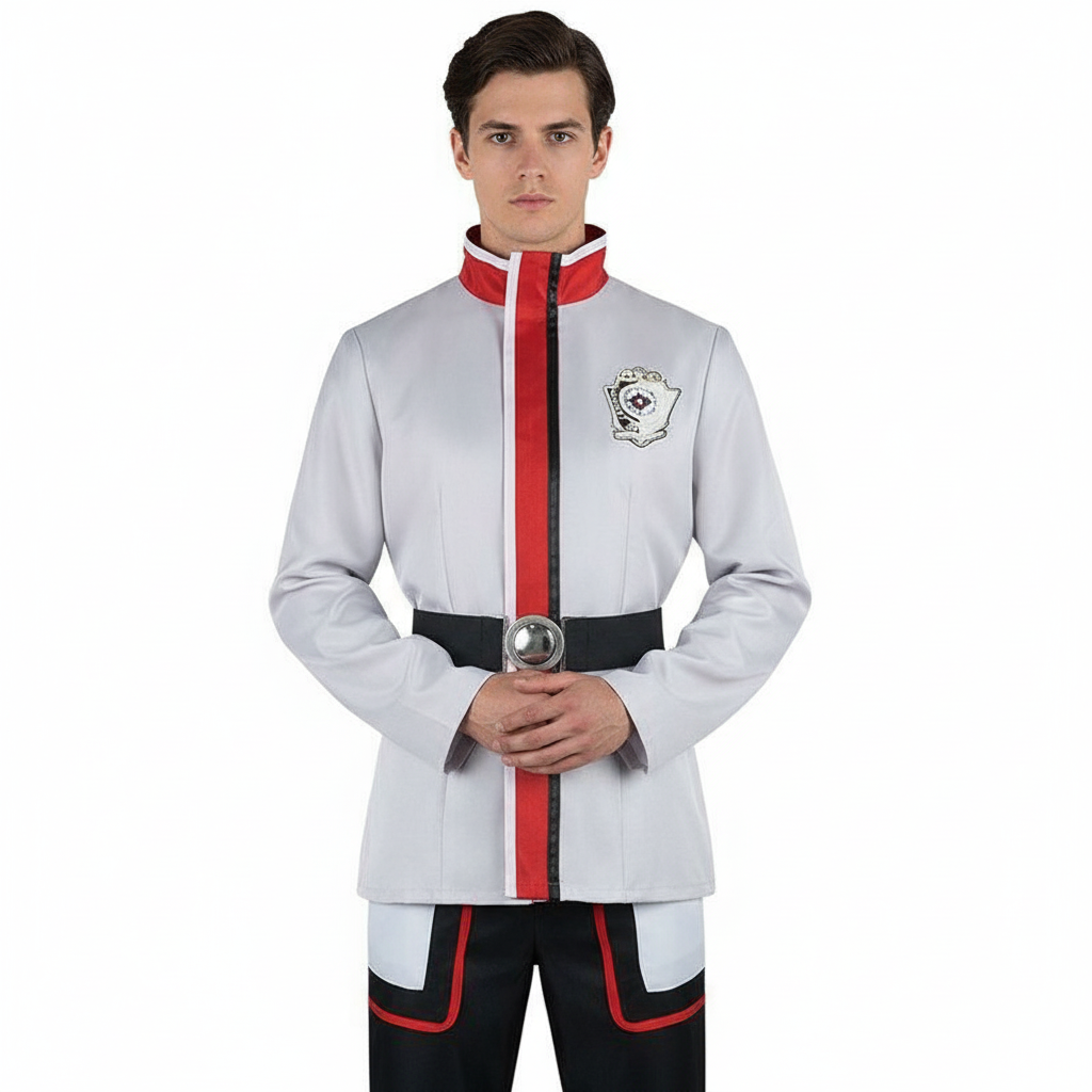 Jobless Reincarnation Rudeus Greyrat Deluxe Costume - White Uniform Rudeus Greyrat Cosplay