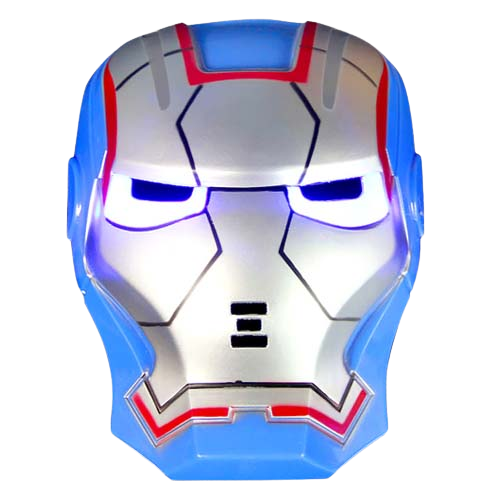 Kids Iron Patriot Mask - Iron Patriot Cosplay Costume Mask With Light Effect