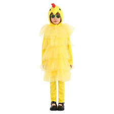 Girls Yellow Chicken Costume - Dress Hat Chicken Cosplay