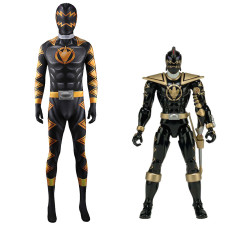 Power Rangers Dino Thunder Black Dino Ranger Tommy Oliver Costume - Black Dino Ranger Tommy Oliver Cosplay