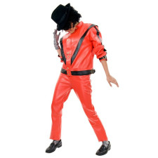 Michael Jackson Costume - Red Black Thriller Jacket Michael Jackson Cosplay